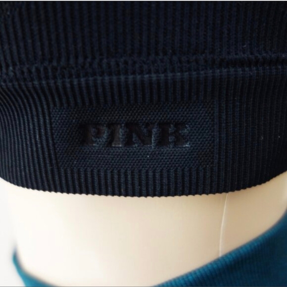 PINK SEAMLESS AIR FRONT-CLOSE HIGH-SUPPORT SPORTS BRA Black (M) NWT! - Picture 10 of 11